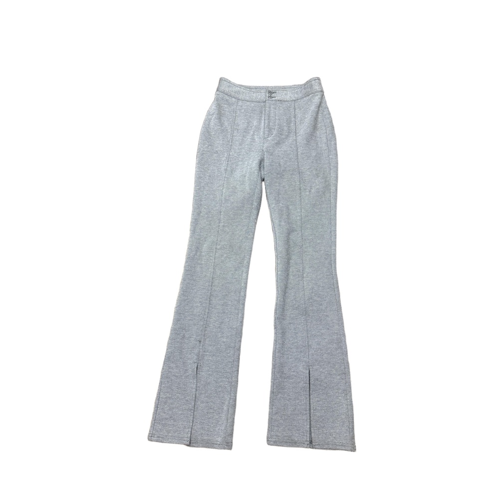 Gray Women's Knit Flared Pants